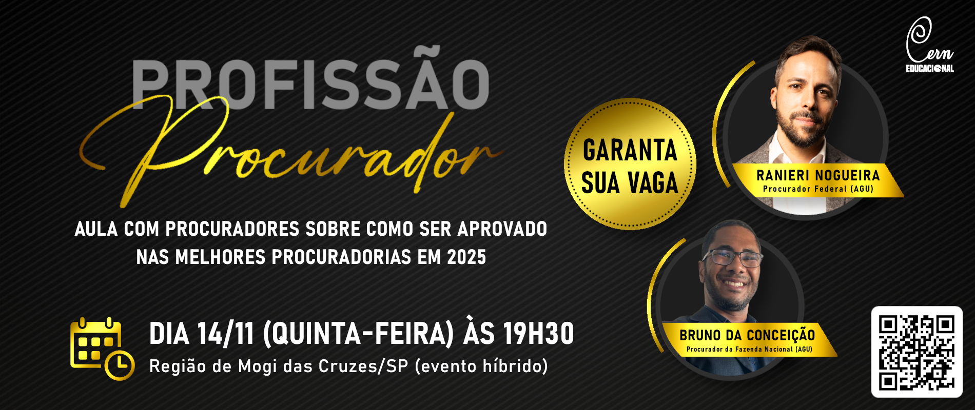 banner Evento Profissão Procurador