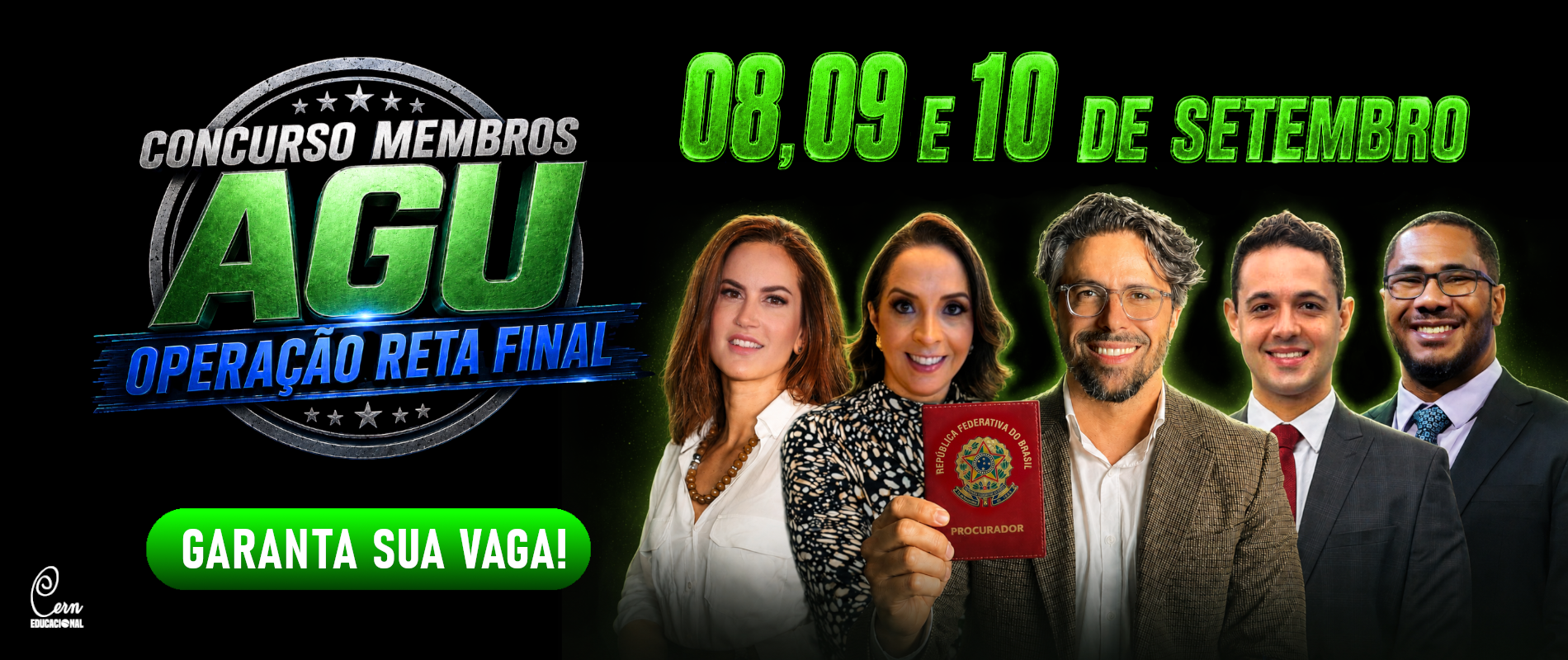 banner Operação Reta Final AGU 2026